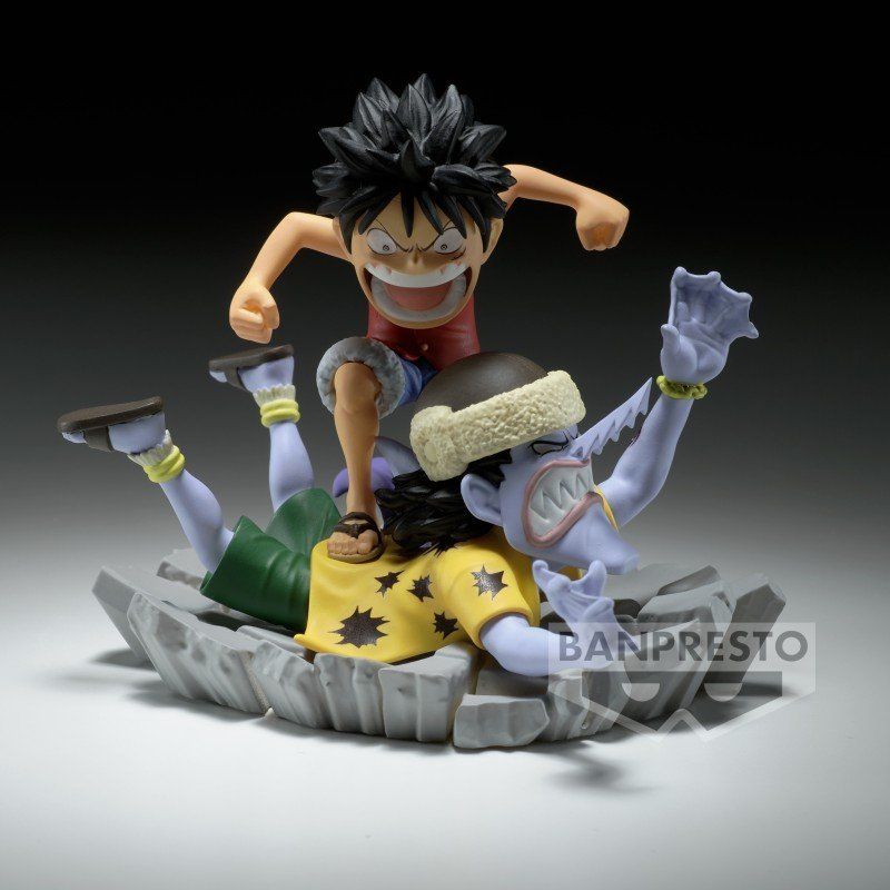 Bandai Statuette: ONE PIECE - WCF Log Stories - Monkey D. Luffy - (VS Arlong) – Nuovo e nell'imballaggio originale da St-Imier venduto da ATTAKSHOP 6
