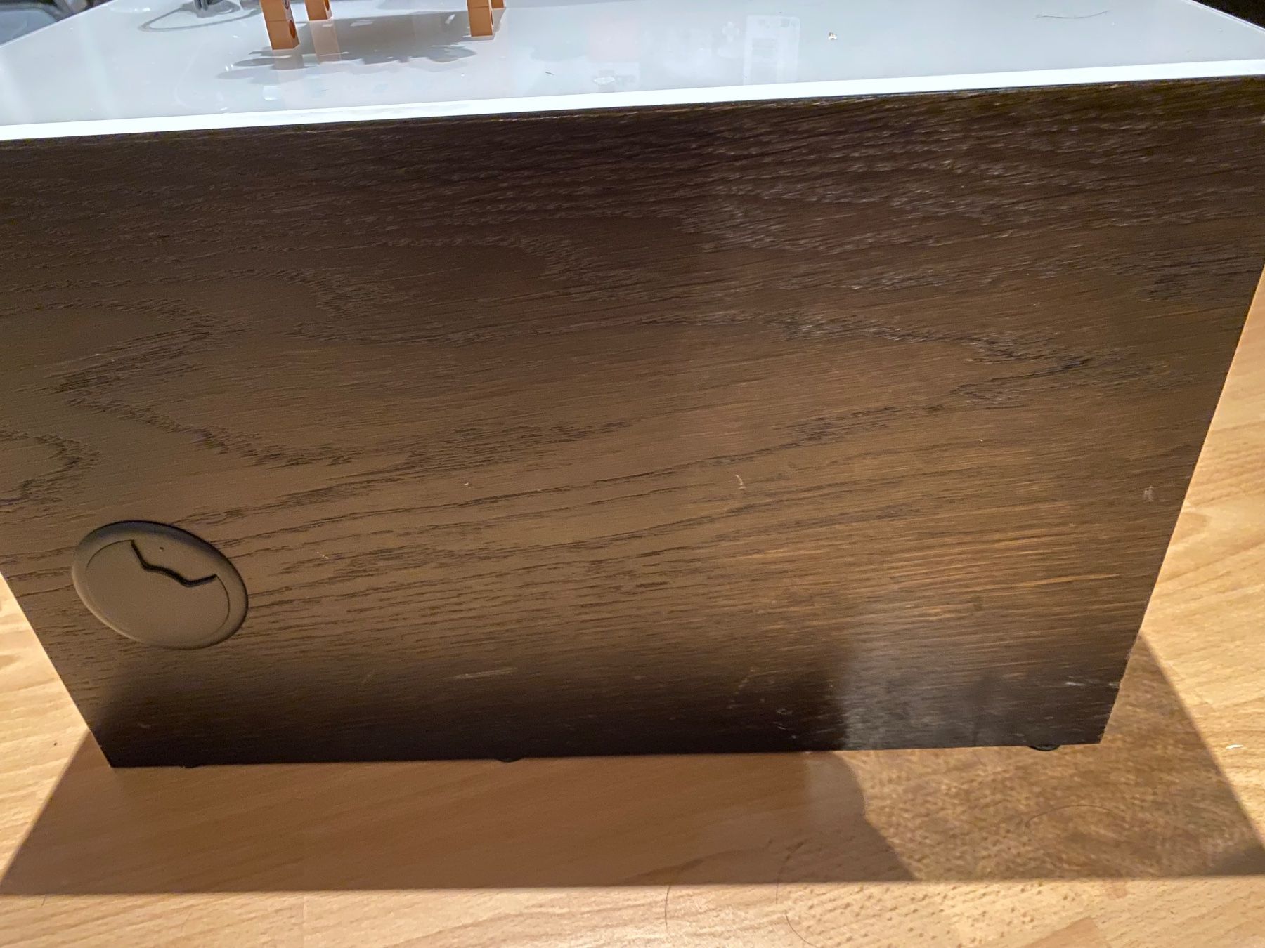 Meubles TV: Lowboard / TV-Möbel aus Holz, Glasabdeckung – D'occasion à Speicherschwendi par ChHW 7