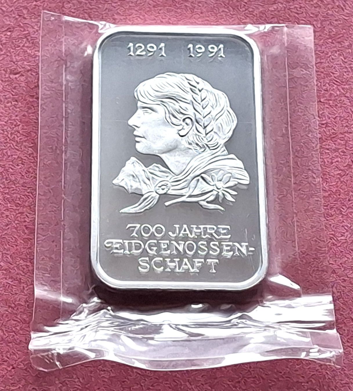 Metalli preziosi: VRENELI 1991 - 1 OZ FEINSILBER – Usato da Boniswil venduto da dpd4coins