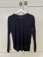 Haut femme noir avec détails en résille – Taille XS