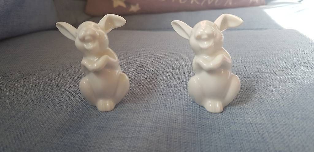 Rosenthal Statuette: 2 Hasen von Rosenthal – Usato da Gutenswil venduto da ghekko88 1