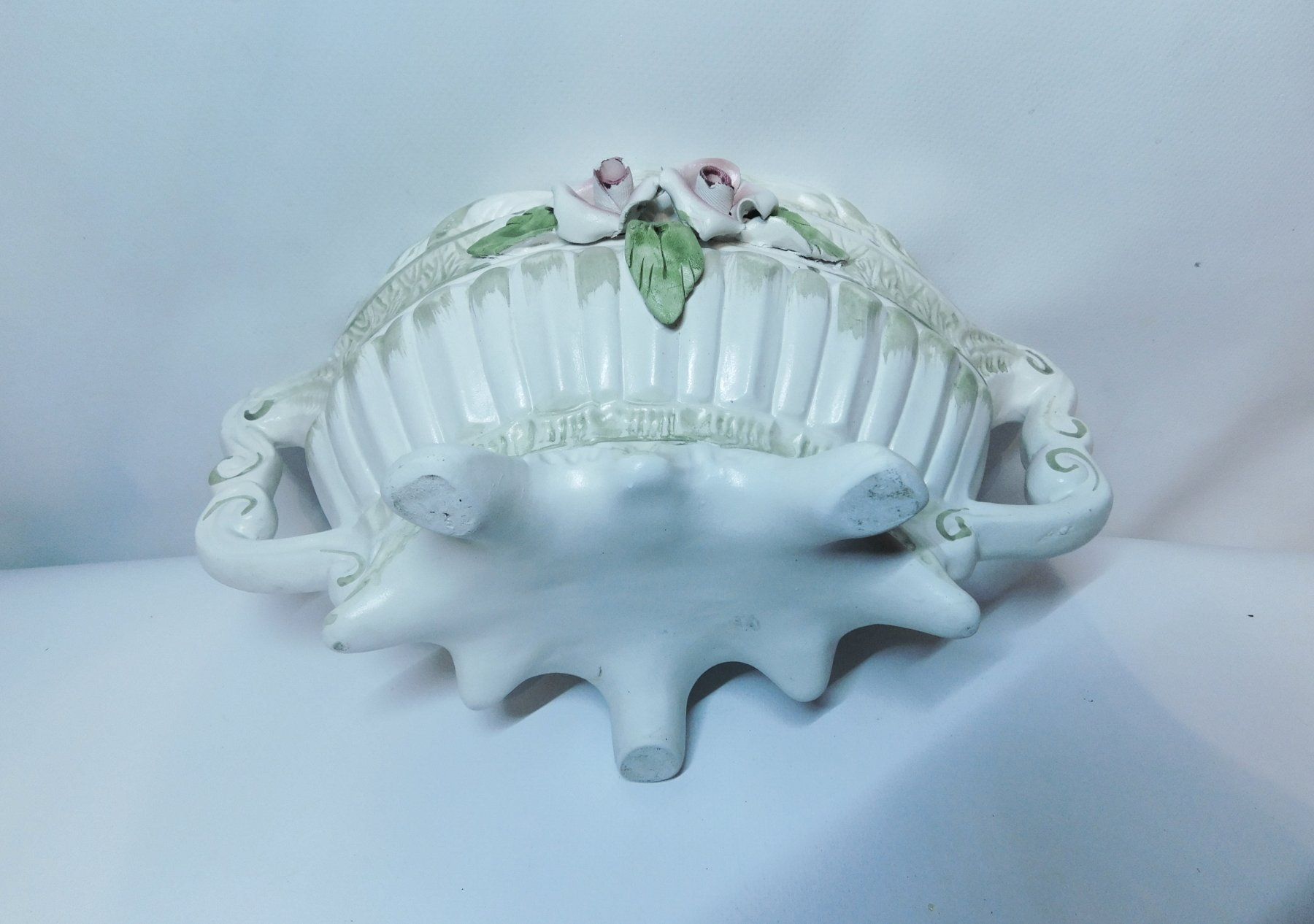 Vasen & Gefässe: Antik CAPODIMONTE Herzstück 1950s – Gebraucht aus Emmenbrücke von Ulisse-22 4