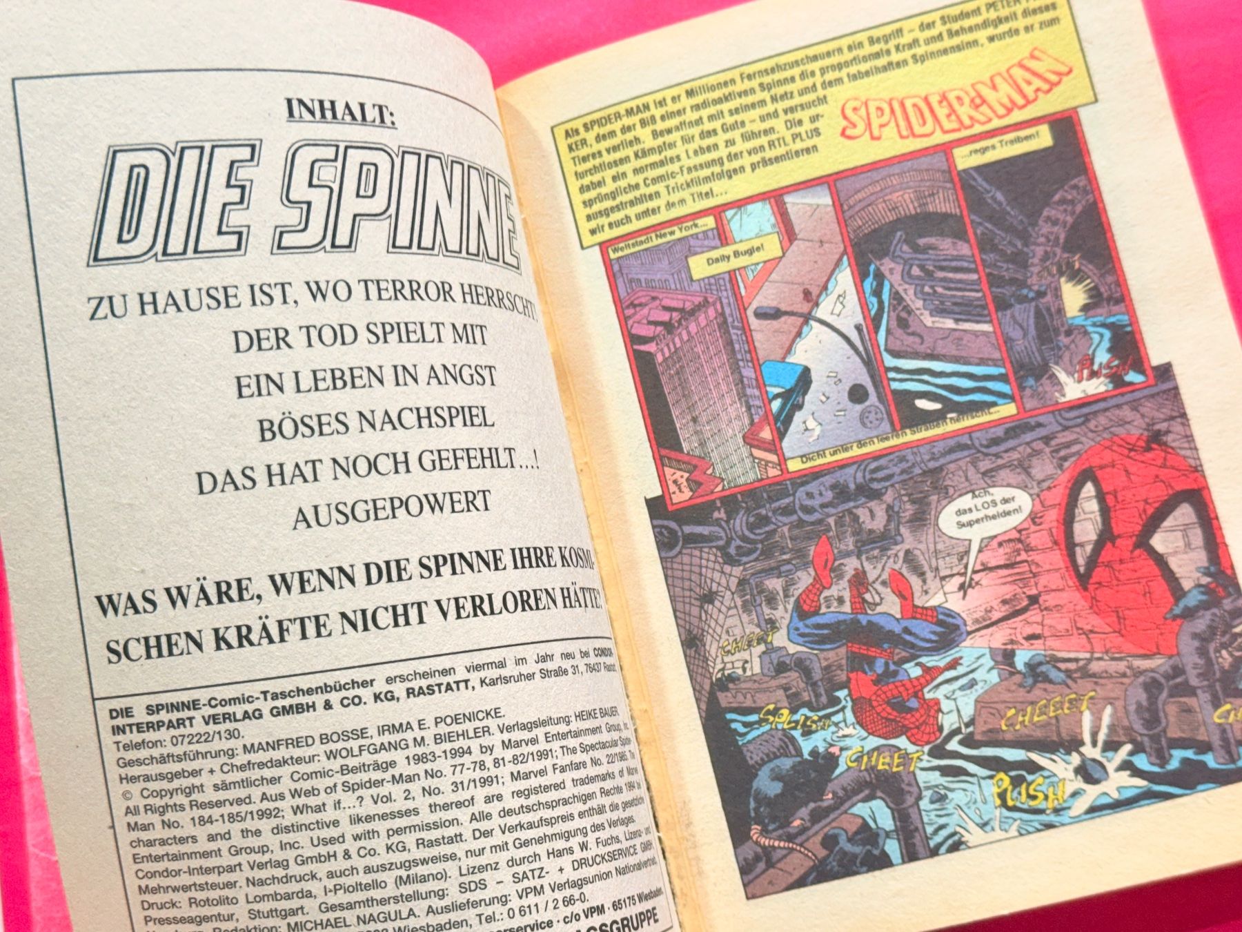 Comics: Marvel Comics Die Spinne Spider-Man TB Nr. 60 Condor – Gebraucht aus Zuerich von SonderArt-Wertgut 2