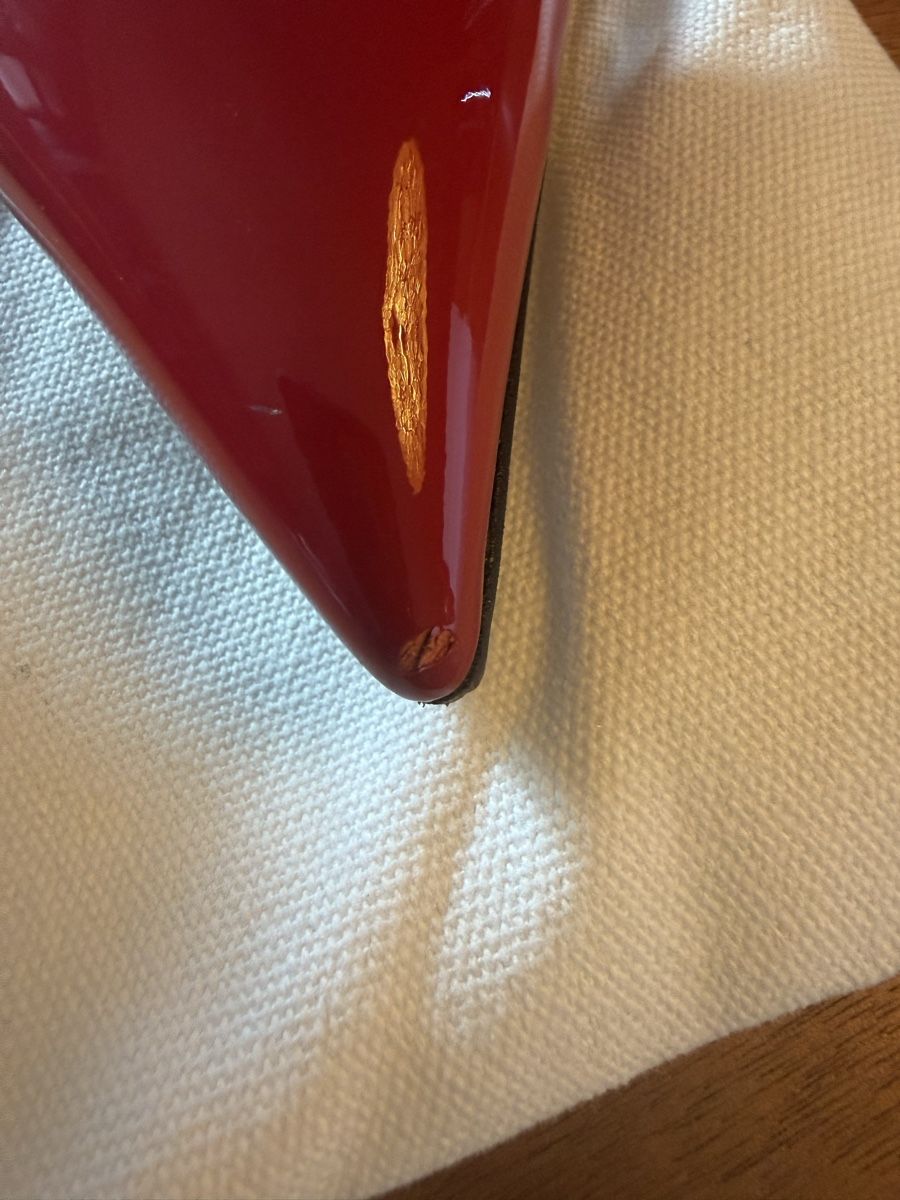 Alaia Scarpe da donna: ALAIA Red Heart Slingback Flats Size 39.5 – Usato da Bäch SZ venduto da MEG2018 2
