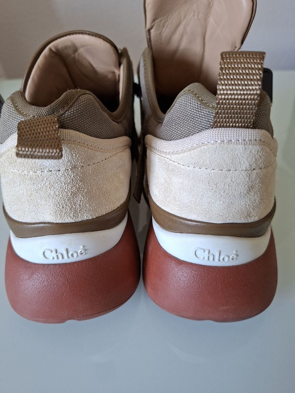 Chloé Scarpe da donna: Baskets Chloé beige/marron/jaune T.39 -  – Usato da Renens VD venduto da ser_j2fn 2