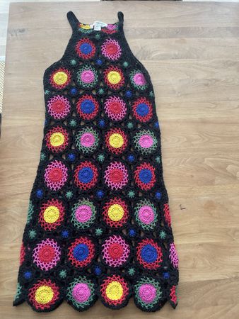 H&M Häkelkleid,  Crocket Boho, Gr. S-M, neu!