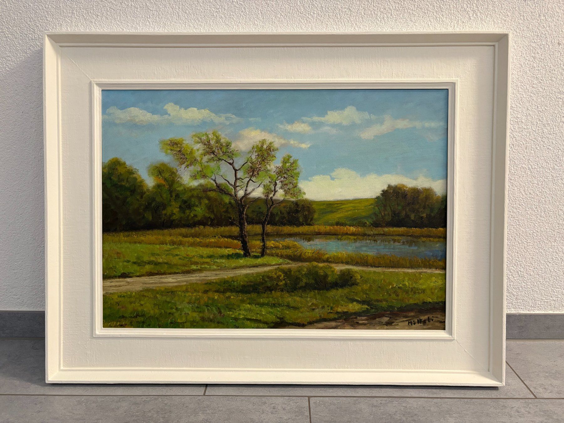 Gemälde: 85x65/ Mölteli/ Ölgemälde Landschaft – Gebraucht aus Ottenbach von TimelessEmotions. 1