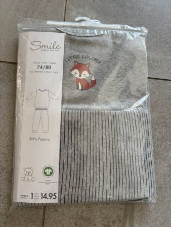 Pyjama 2 pièces taille 74 - 80 neuf