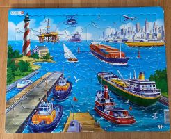 Puzzle Hafen Schiffe - 35 Puzzleteile mit maritimen Sujet
