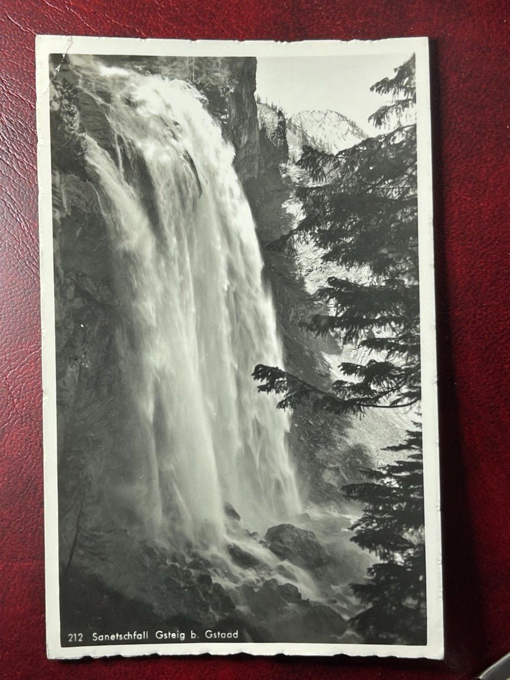 Cartoline postali: Sanetschfall - Gsteig bei Gstaad – Usato da Steg VS venduto da danwer74
