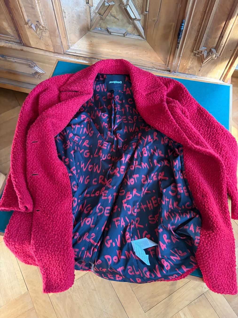 Desigual Manteaux: DESIGUAL Bouclé Mantel  Größe L – D'occasion à Interlaken par Bona55 7