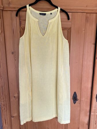 Marc O'Polo Sommerkleid PURE LINEN Gr. S, Gelb - Leicht &...