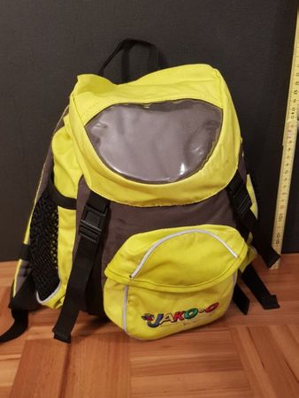 Kleiner gelber Jako-o Rucksack