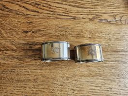 2x Serviettenring  Silber 800 mit Prägung  je 41g
