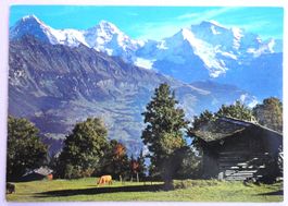 Isenfluh, Sulwald mit Eiger, Mönch und Jungfrau