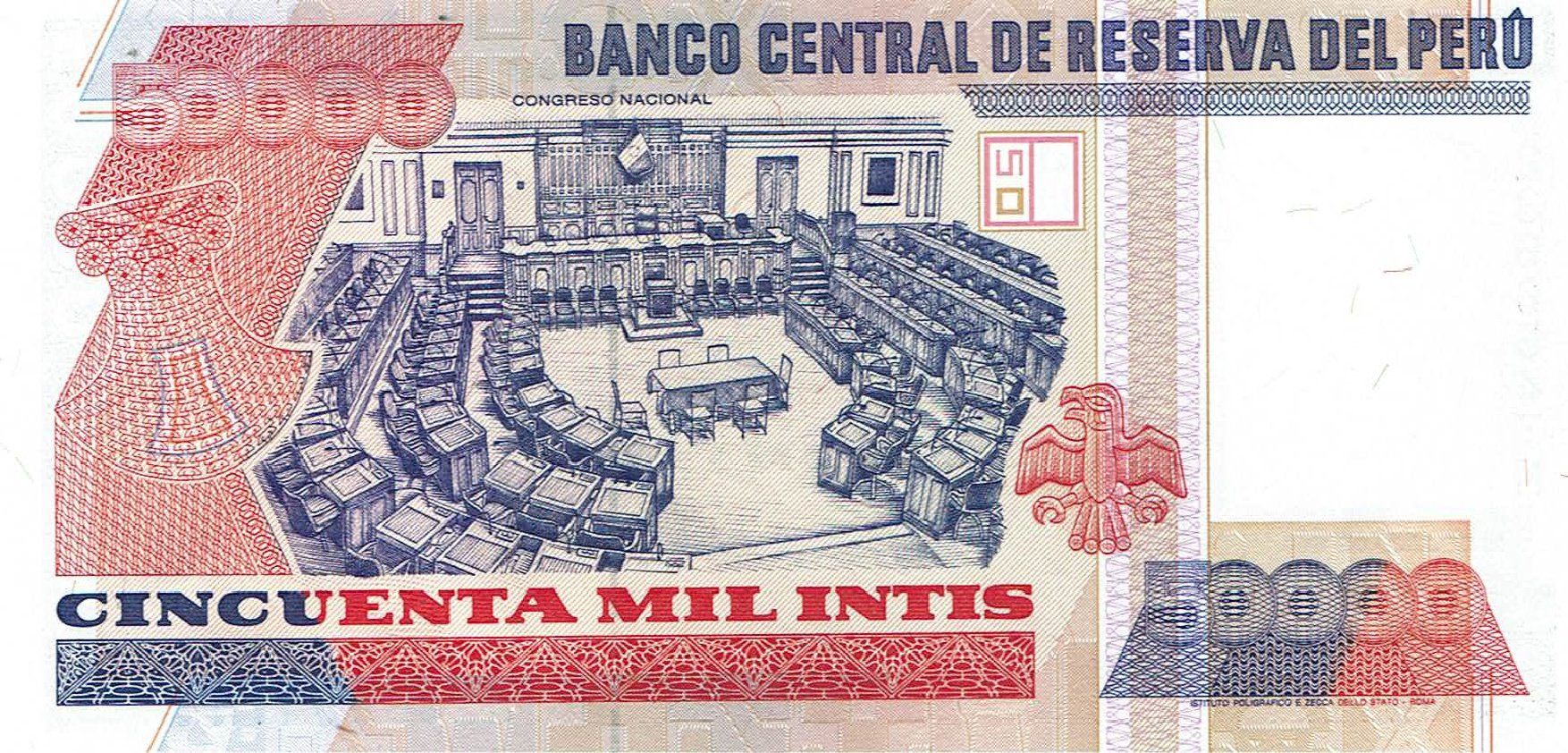 Banconote: Peru 50000 Intis 1988 P-142 UNZ – Nuovo (secondo la descrizione) da Steffisburg venduto da ber_8htf 1