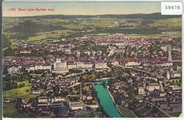 Bern vom Gurten aus - Litho