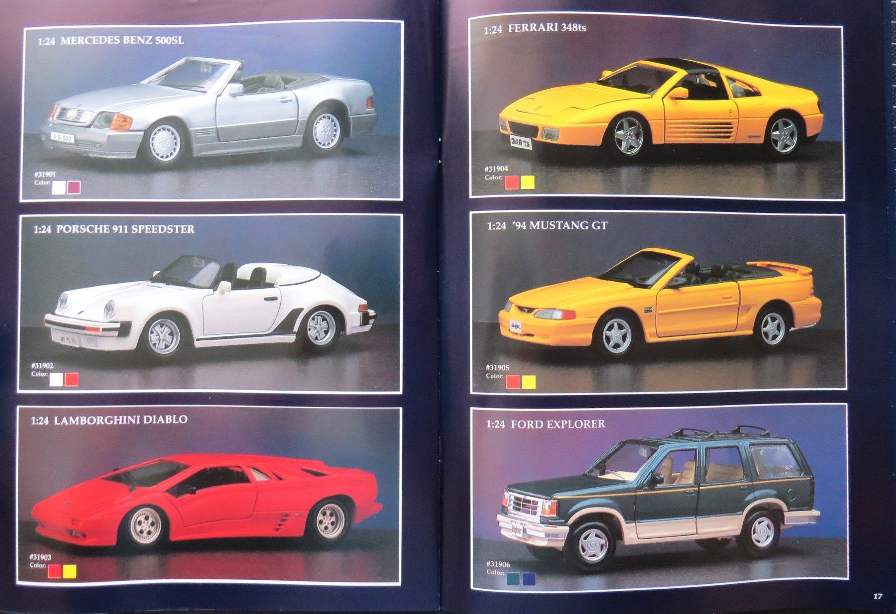 Maisto Modellautos: Maisto Modellautokatalog von 1995 – Neu (gemäss Beschreibung) aus Ettingen von campione_1 3