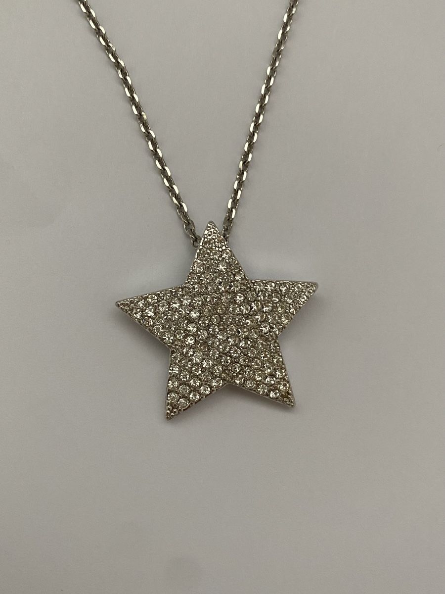 Catenine: Funkelnde Stern Halskette, Modeschmuck rhodiniert – Usato da Zürich venduto da sus_k5bd