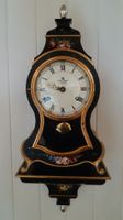 Antike Wanduhr, Neuenburger Pendule, läuft einwandfrei!