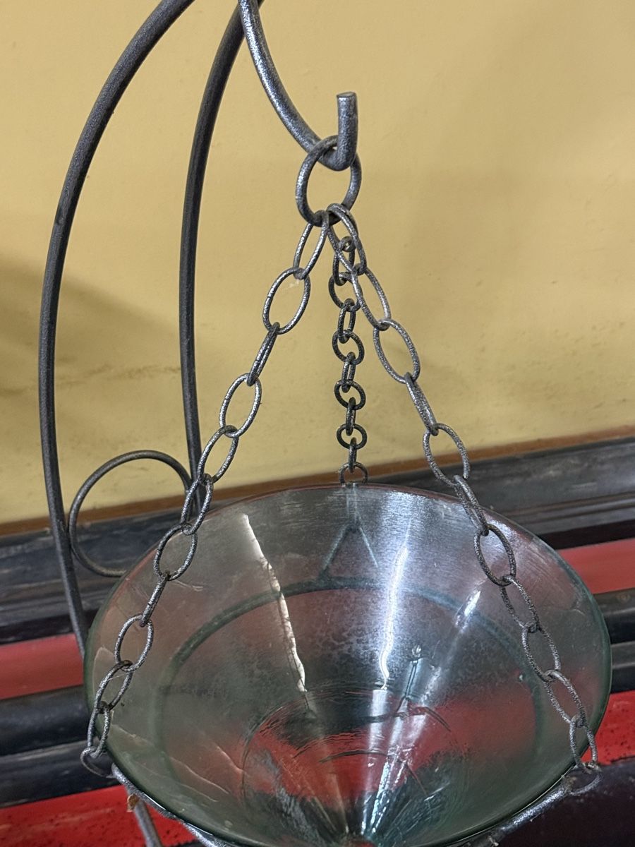 Sonstige Dekorationen & Accessoires: Metallständer mit  Glas Schale – Gebraucht aus Graltshausen von Steppinchen 2