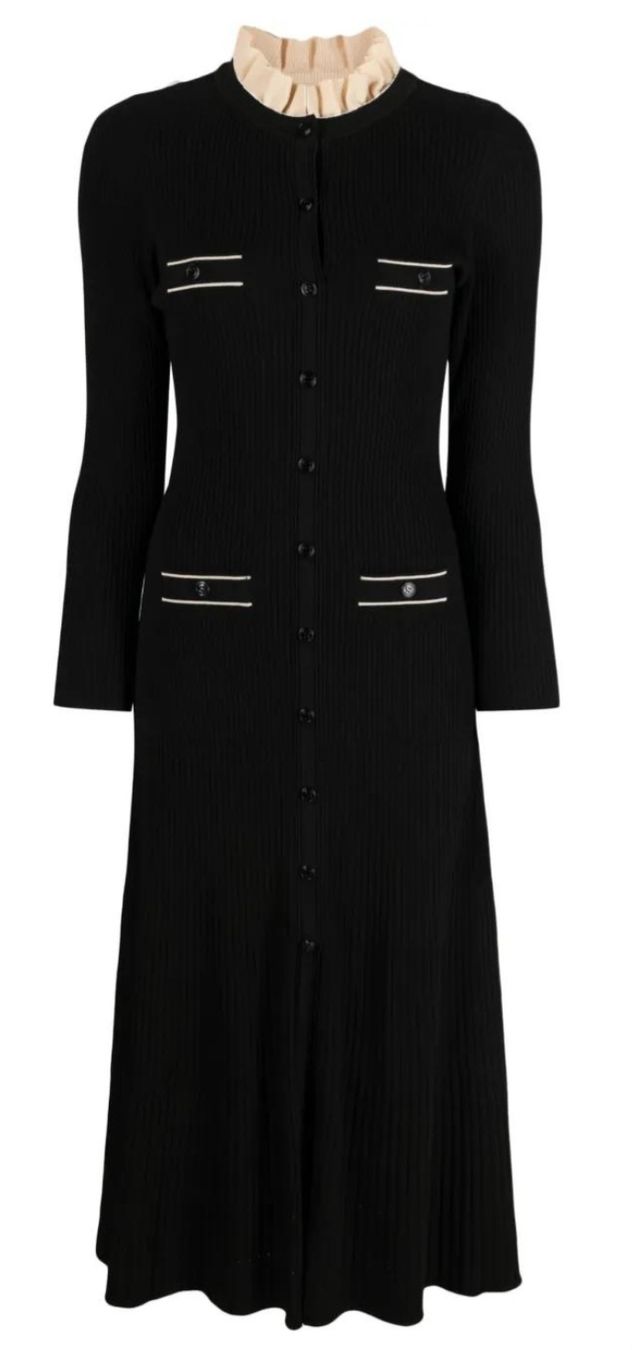 Sandro Vestiti: Sandro Strickkleid, Gr. S, schwarz, neuwertig. – Usato da Ibach venduto da ole_6whn 5