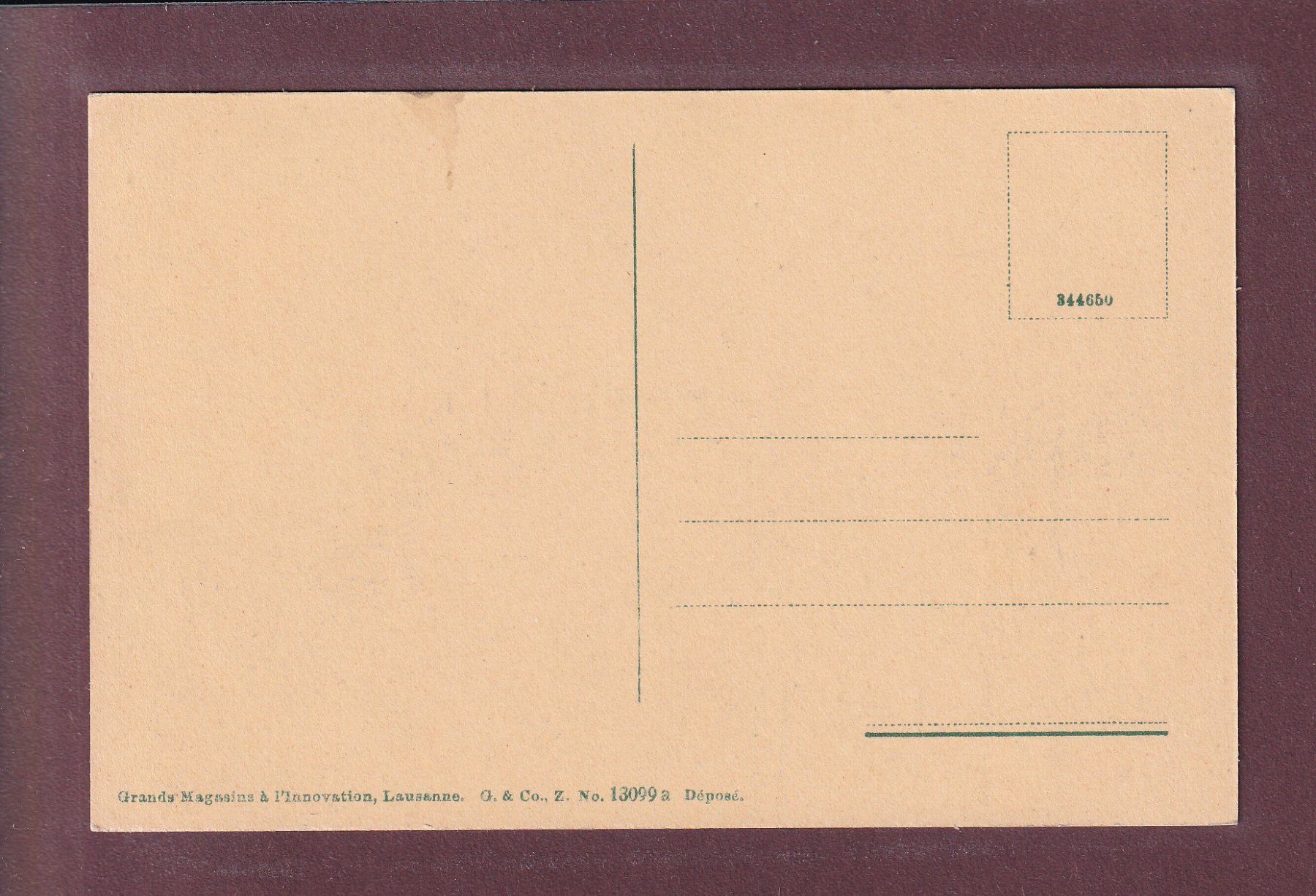 Cartes postales: LAUSANNE - Ouchy - Château – D'occasion à Pully par nicecards 1