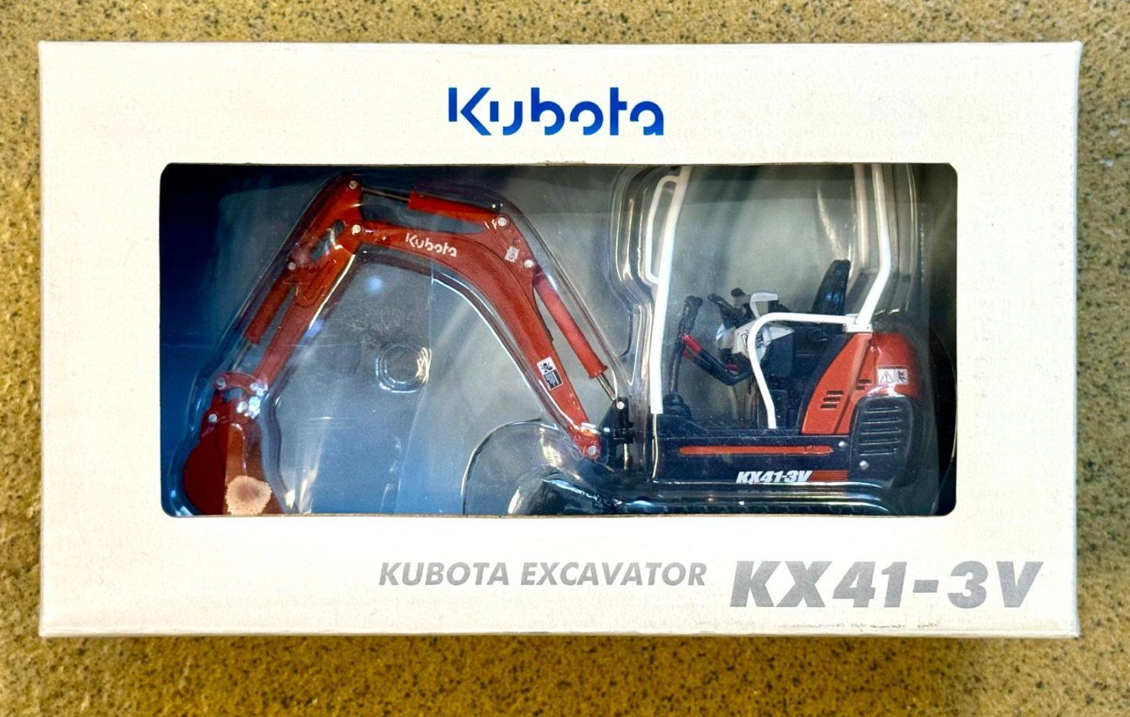 Kubota Kit di modellismo & Modellini statici: KUBOTA KX41-3V MINI EXCAVATOR DIECAST SCALE MODEL – Nuovo e nell'imballaggio originale da Trélex venduto da Arnaudyak 1