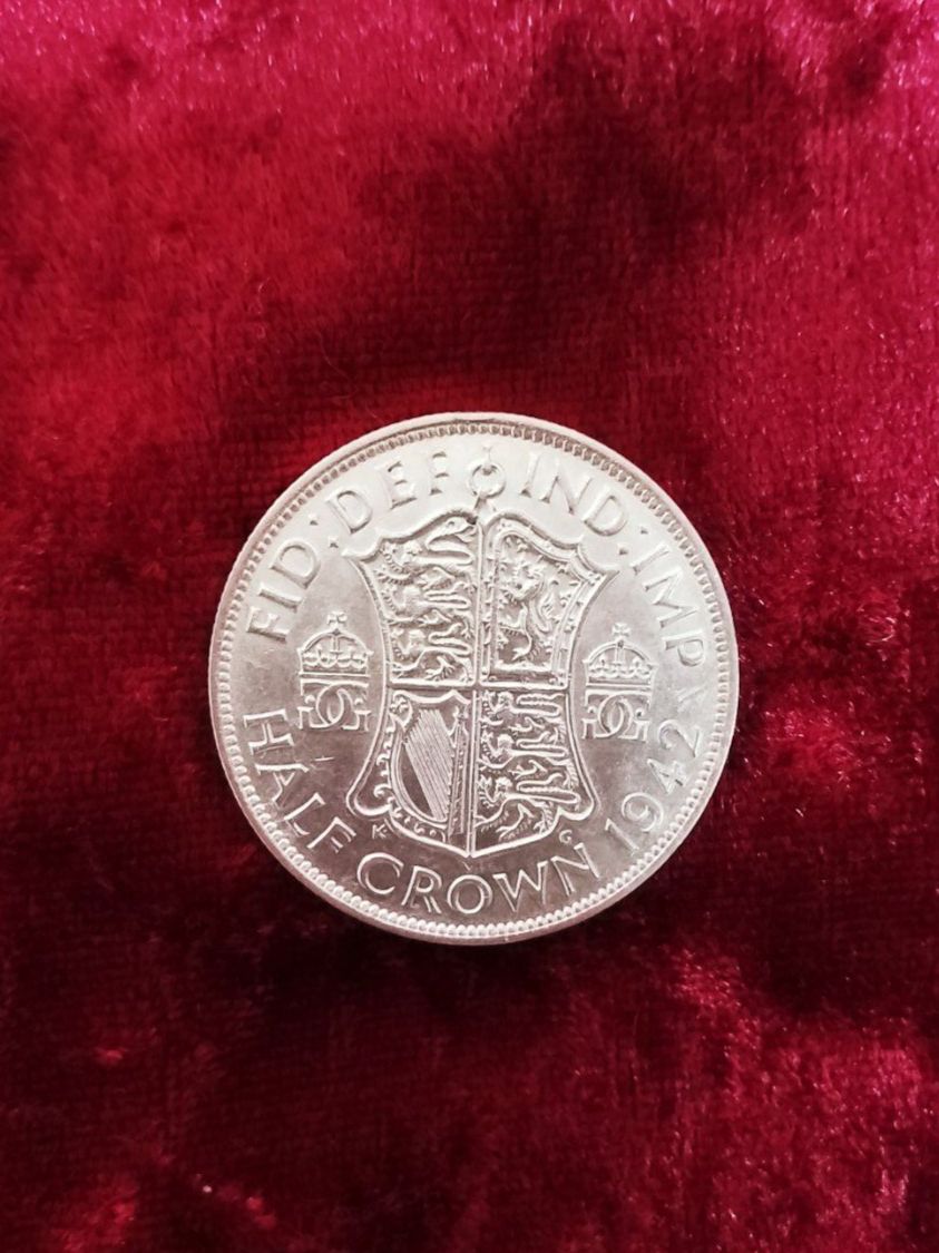 Tutti le monete: UK/GB,  1/2 CROWN 1942 – Usato da Gordola venduto da ale_5wbc 5