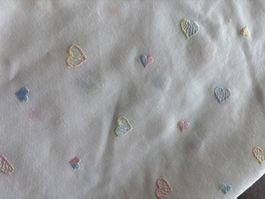 Baby Bettwäsche-Set Herzli-Muster, 5-tlg,Weiss