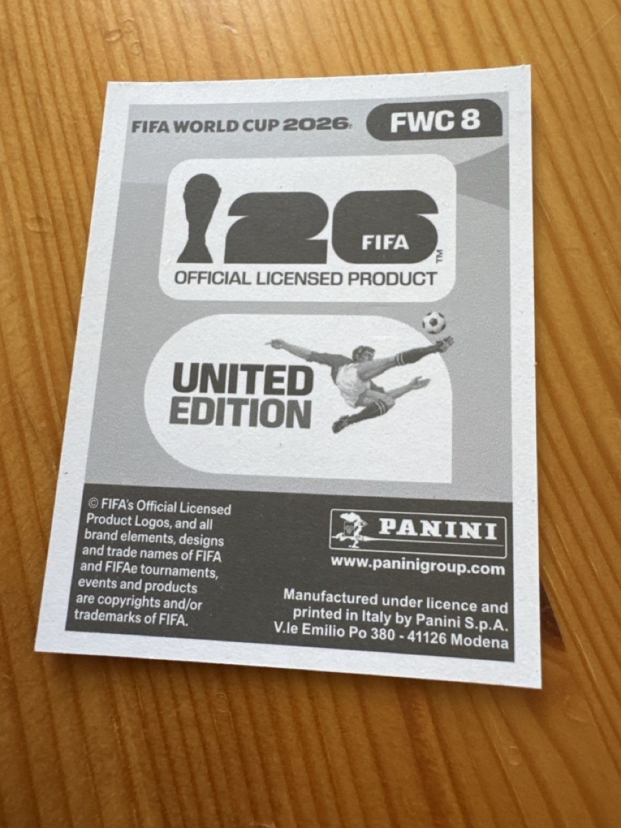Panini Carte collezionabili: Sticker FIFA World Cup 2026 Edition Limitée – Usato da Vesenaz venduto da miguelfdfrade 1