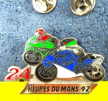 24 HEURES DU MANS 1992 GP-MOTO-RACING 2NÄGEL-PIN ENAMEL