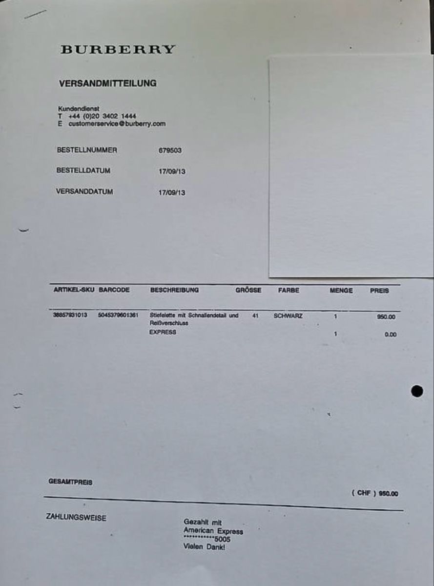 Burberry Scarpe da uomo: Original Burberry Schuhe, Grösse 41 – Nuovo (secondo la descrizione) da Dachsen venduto da Lor_sch 3