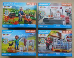 4 x Playmobil Migros-Mania