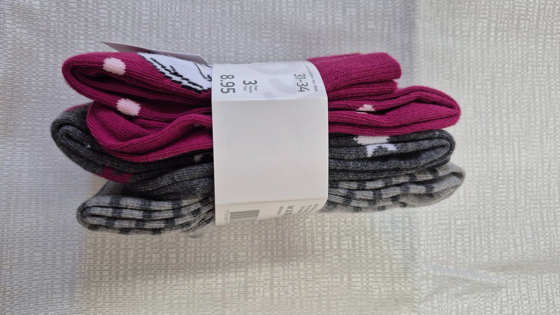 Migros Calze per bambini: 3 kniesocken set gr 39-42 – Nuovo e nell'imballaggio originale da Villars-sur-Glâne venduto da snacks01 1