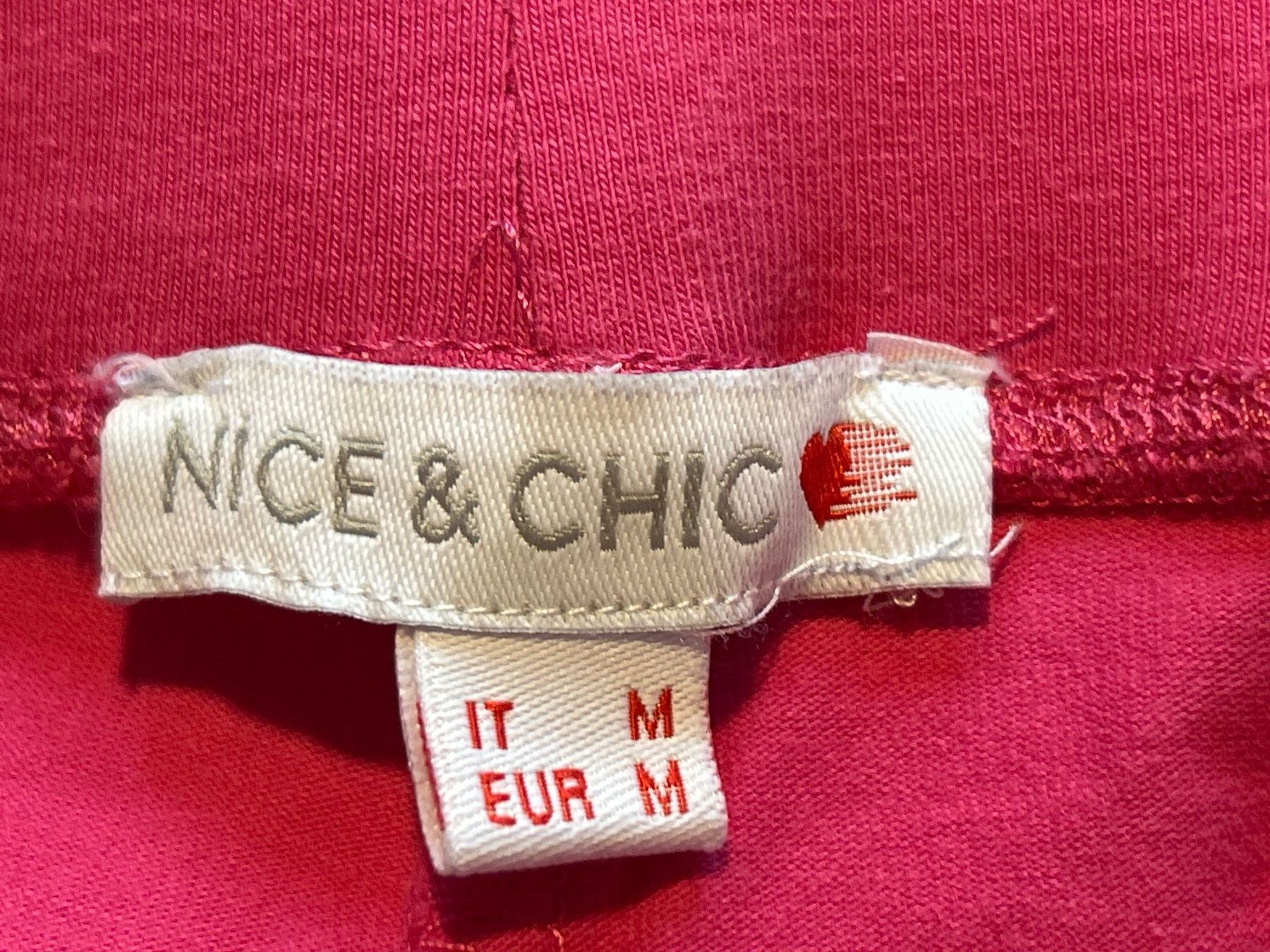 Leggings: Pink Capri-Leggings von Nice & Chic Gr. M – Usato da Brunnen venduto da Nala2929 5