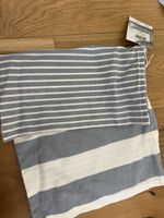 2 Kissenbezüge - Baumwolle - Blau / Weiss