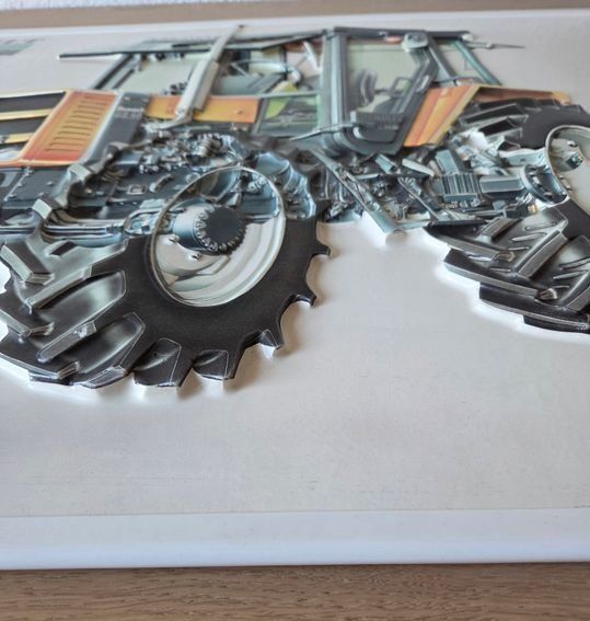 Renault Trattori: Plakat Prospekt Relief Traktor Renault 68-14 RS – Usato da Schenkon venduto da Elbarto007 5