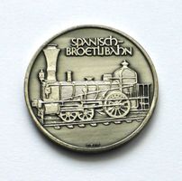 125 Jahre Spanish-Brötli-Bahn, 1847-1972 (15g Silber/argent)