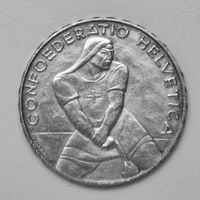 1x 5 Fr. - 1939 B - Laupen - Silber/Argent 0.835