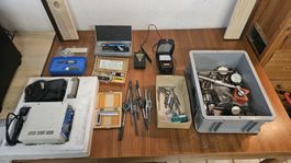 Grosses Präzisionswerkzeug Konvolut, Messuhren, Magnetstände