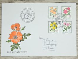 CL02 Enveloppe + Timbre Suisse 1977