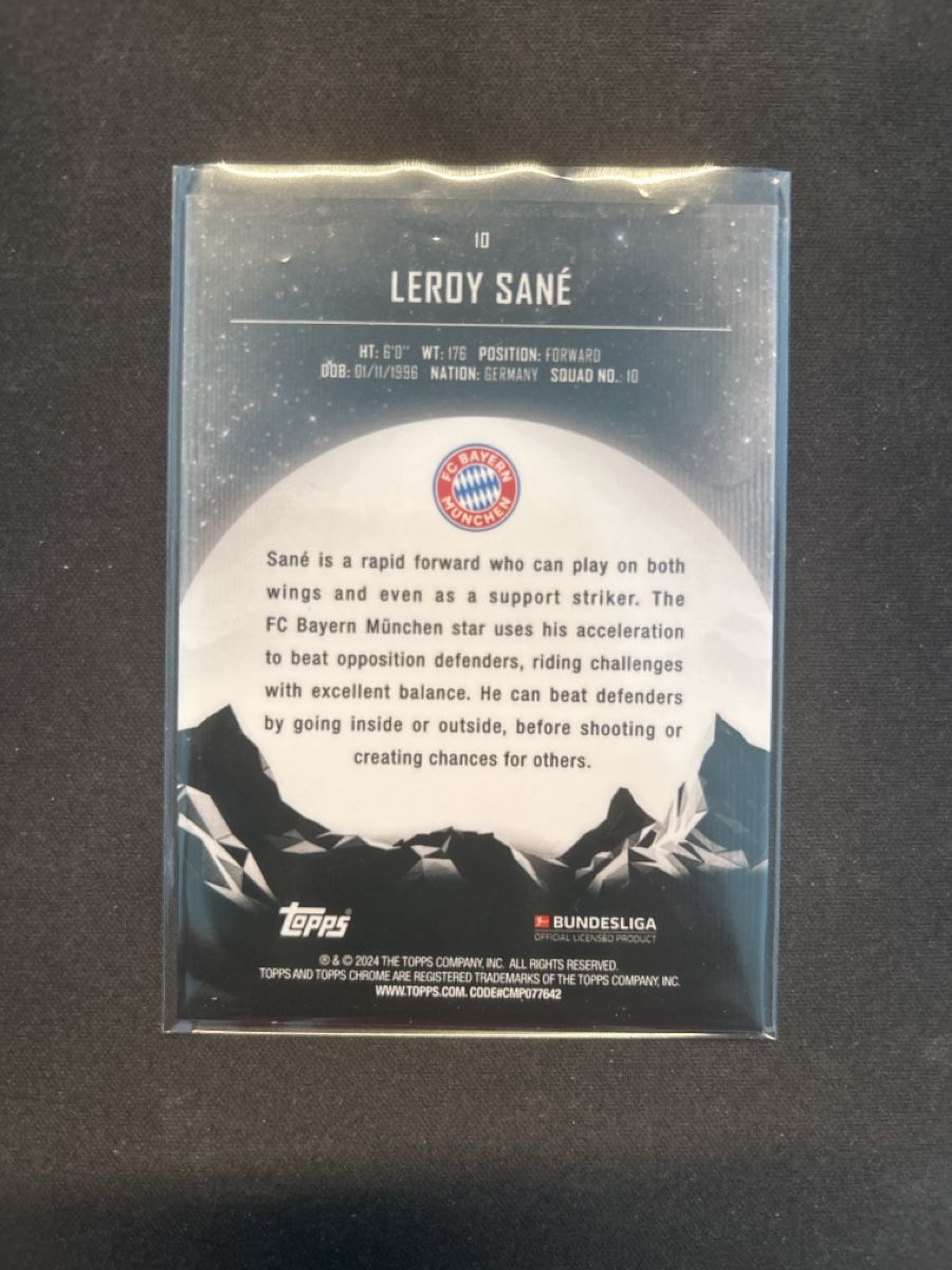Topps Sammelbilder & Trading cards: Topps Midnight Leroy Sane /25  – Gebraucht aus Greppen von hcv_cc2r 1