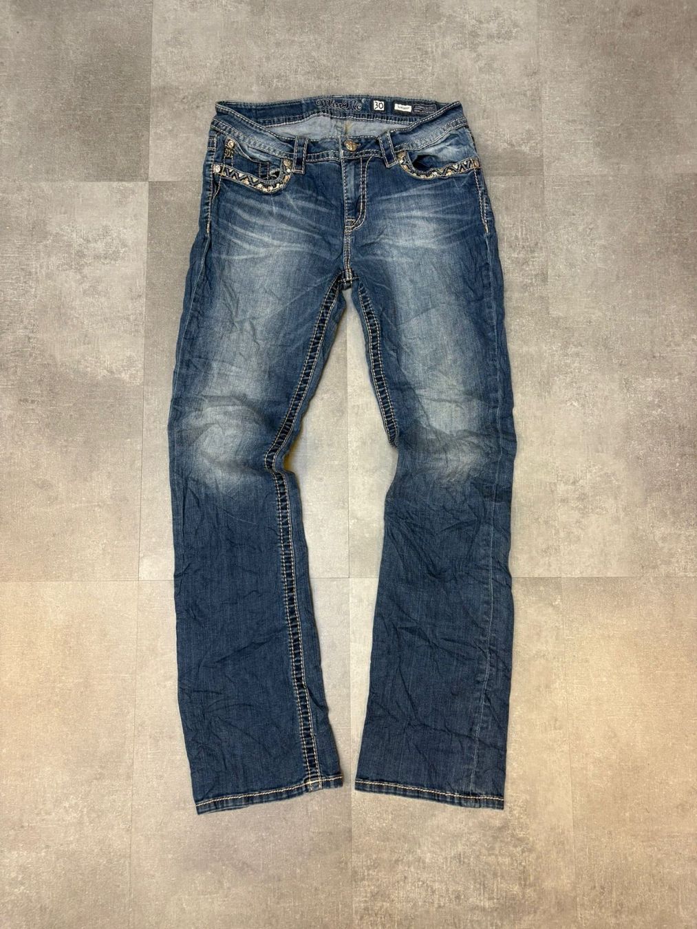 Jeans: Miss Me Bootcut Jeans - Grösse M/30 – Usato da Werdenberg venduto da hase.vintage 1