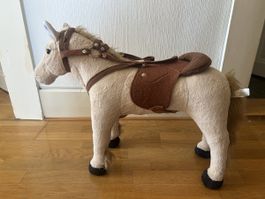 Cheval Happy People en peluche - 45 cm !