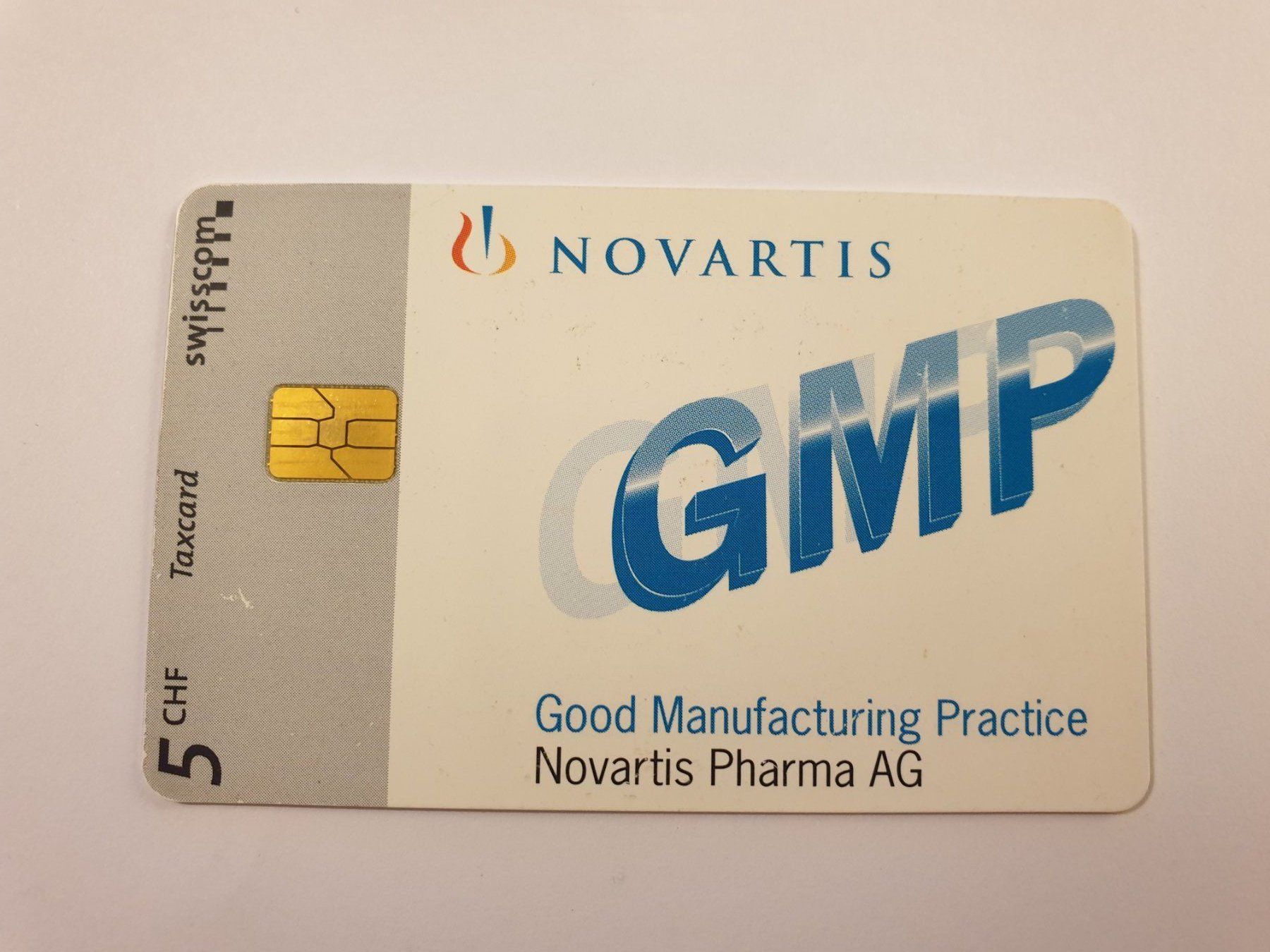 Schede telefoniche: GMP Novartis – Usato da Rain venduto da chesz