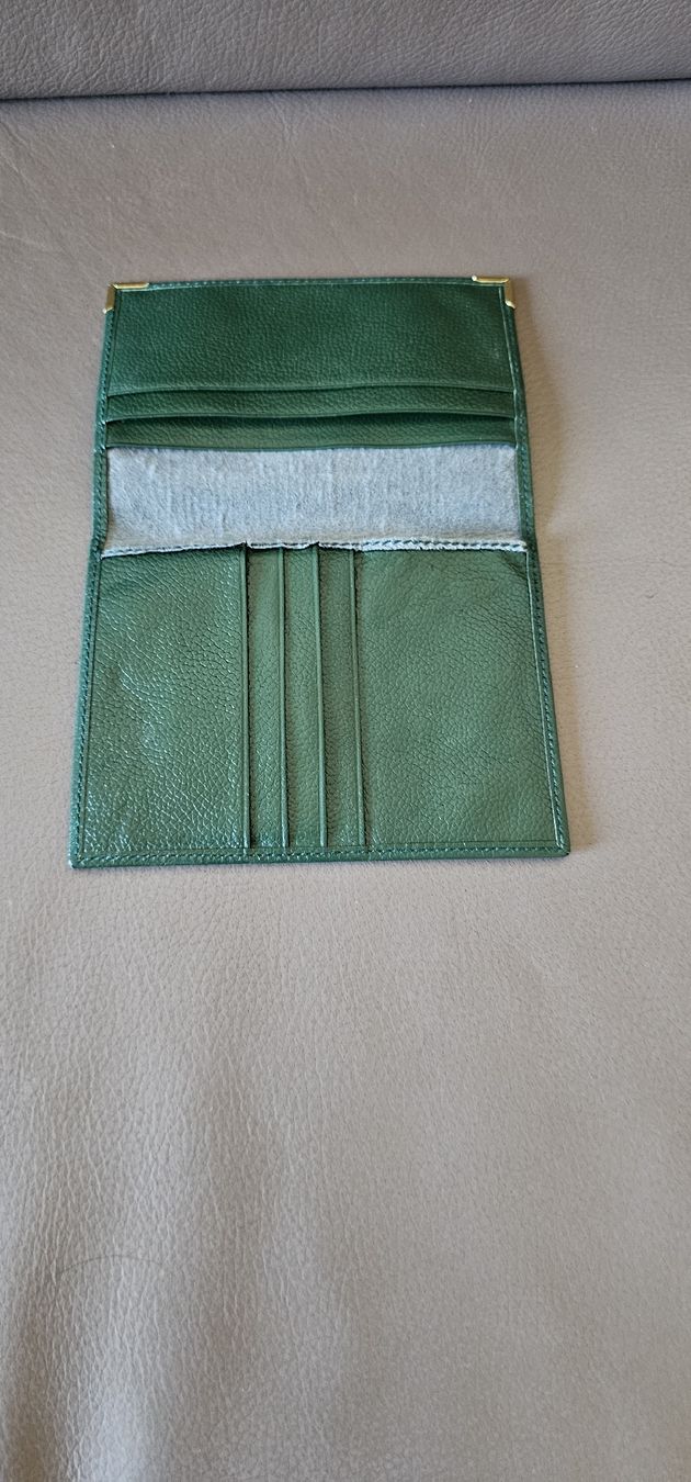 Brieftaschen: PORTEFEUILLE EN CUIR VERT OLIVE   ROLEX  TRACE D'USAGE – Gebraucht aus Genève von fin_9572 3