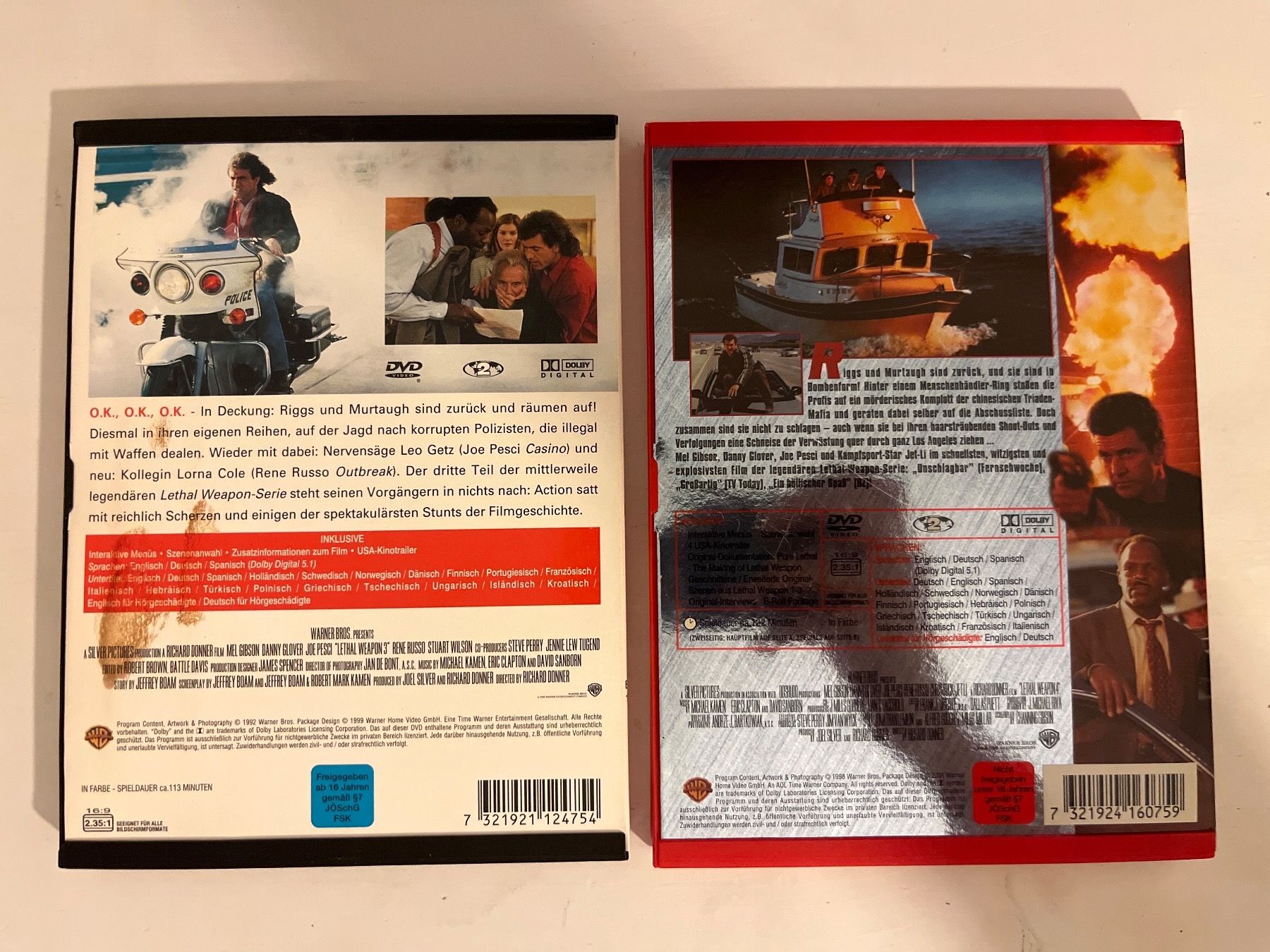 Tutti i DVDs: Lethal Weapon 1-4 - Mel Gibson, DVD 📀 – Nuovo (secondo la descrizione) da Sierre venduto da black.box 4