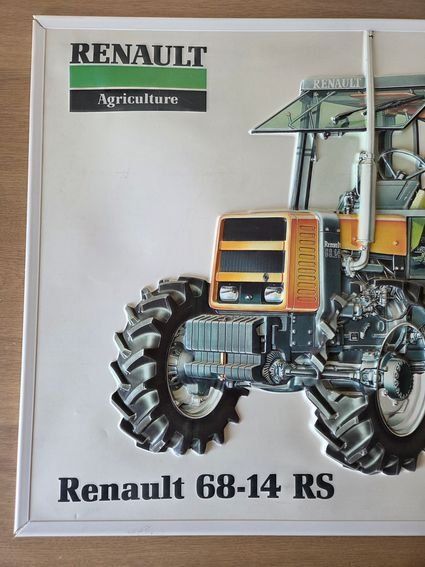 Renault Trattori: Plakat Prospekt Relief Traktor Renault 68-14 RS – Usato da Schenkon venduto da Elbarto007 1