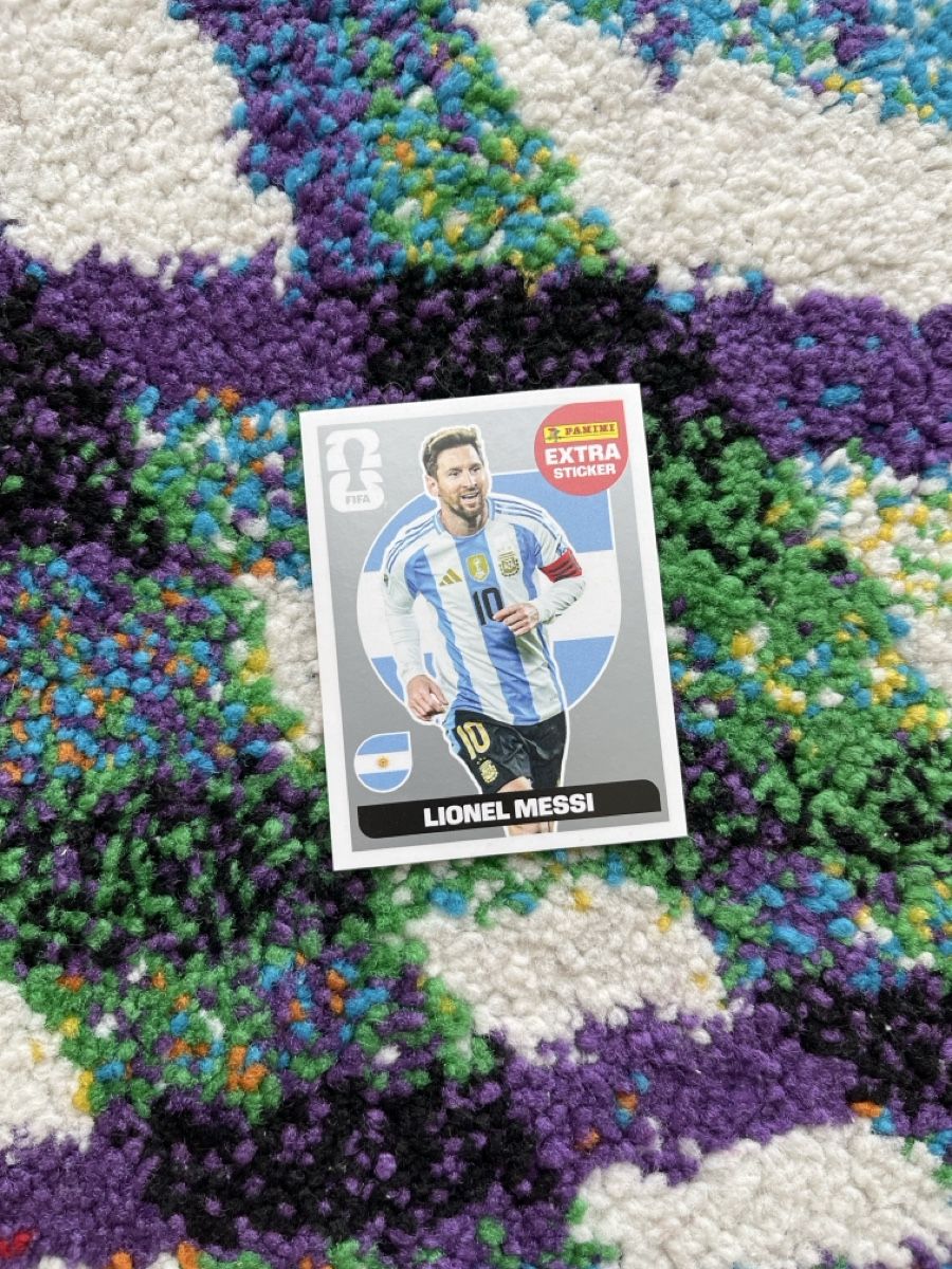 Panini Sammelbilder & Trading cards: Lionel Messi silber extra sticker  – Neu und originalverpackt aus Zug von Haegito